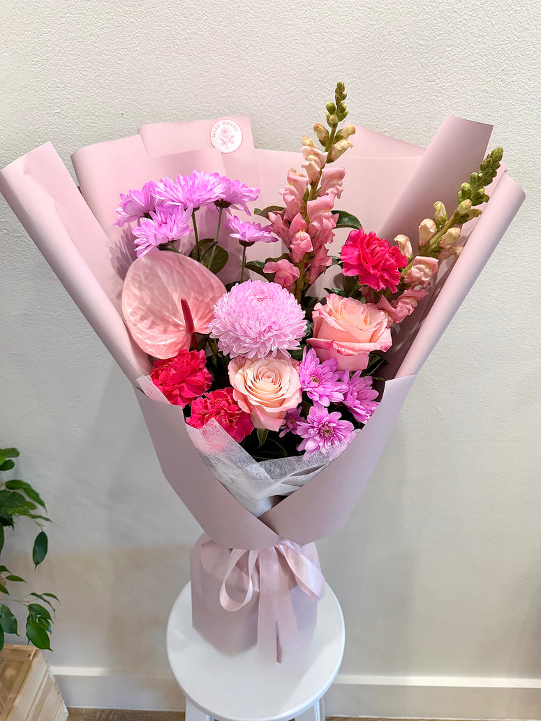 Pink pearls bouquet