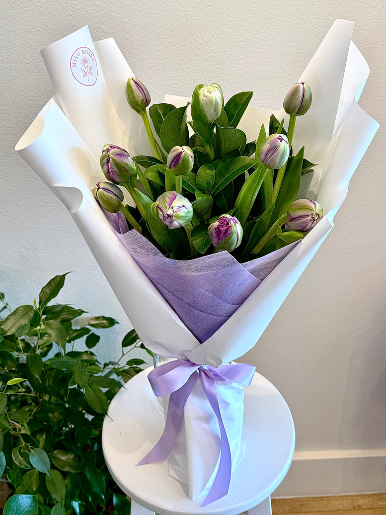 Nursery tulip bouquet