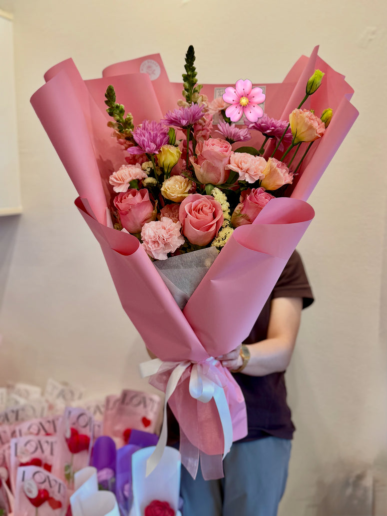 Precious pink bouquet