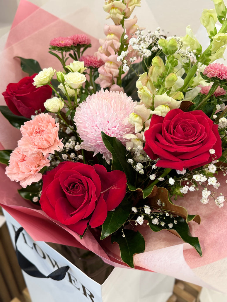 Blushing Flame Standard Bouquet