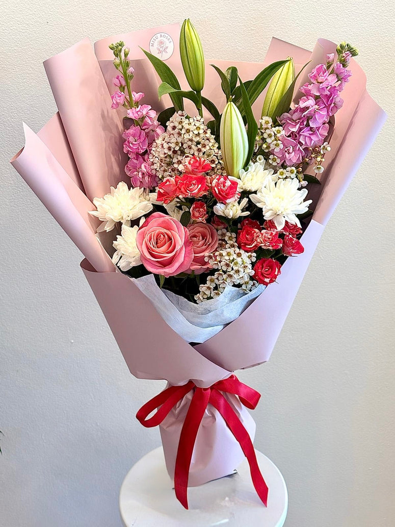 Strawberry candy bouquet
